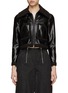 Main View - Click To Enlarge - ALICE & OLIVIA - Isaiah Zip Up Cropped Jacket