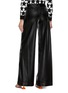 Back View - Click To Enlarge - ALICE & OLIVIA - Trish Shiny Vegan Leather Baggy Pants