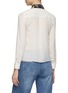 Back View - Click To Enlarge - ALICE & OLIVIA - Willa Embrodered Collar Placket Shirt