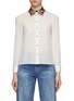 Main View - Click To Enlarge - ALICE & OLIVIA - Willa Embrodered Collar Placket Shirt
