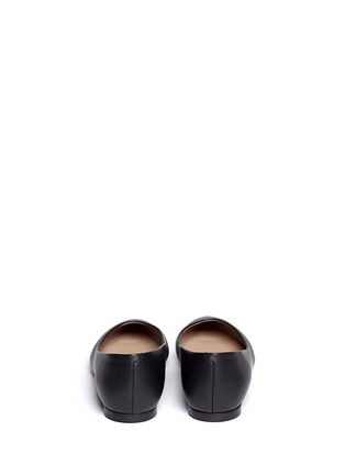 Back View - Click To Enlarge - CHLOÉ - Point toe leather flats