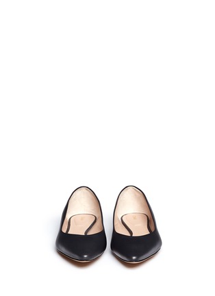 Figure View - Click To Enlarge - CHLOÉ - Point toe leather flats