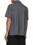 Back View - Click To Enlarge - SACAI - Pleated Back Chalk Stripe Shirt