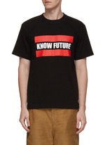 SACAI | Know Future Graphic Print T-Shirt | Men | Lane Crawford