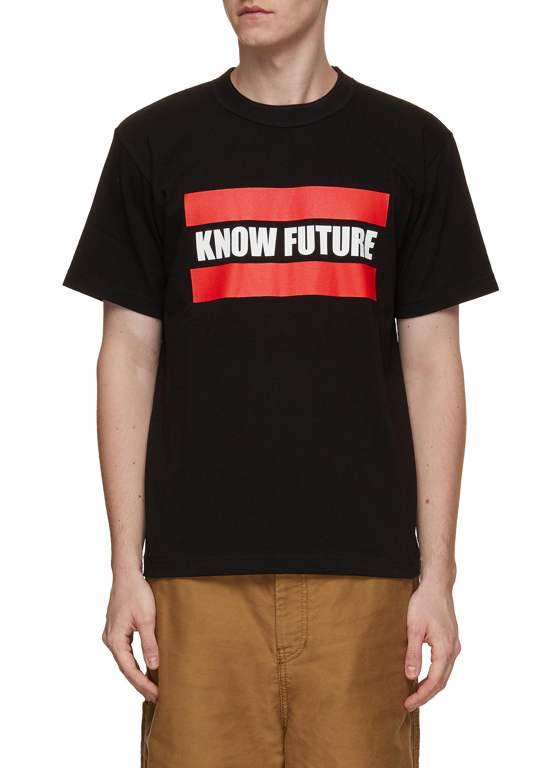 SACAI | Know Future Graphic Print T-Shirt | Men | Lane Crawford