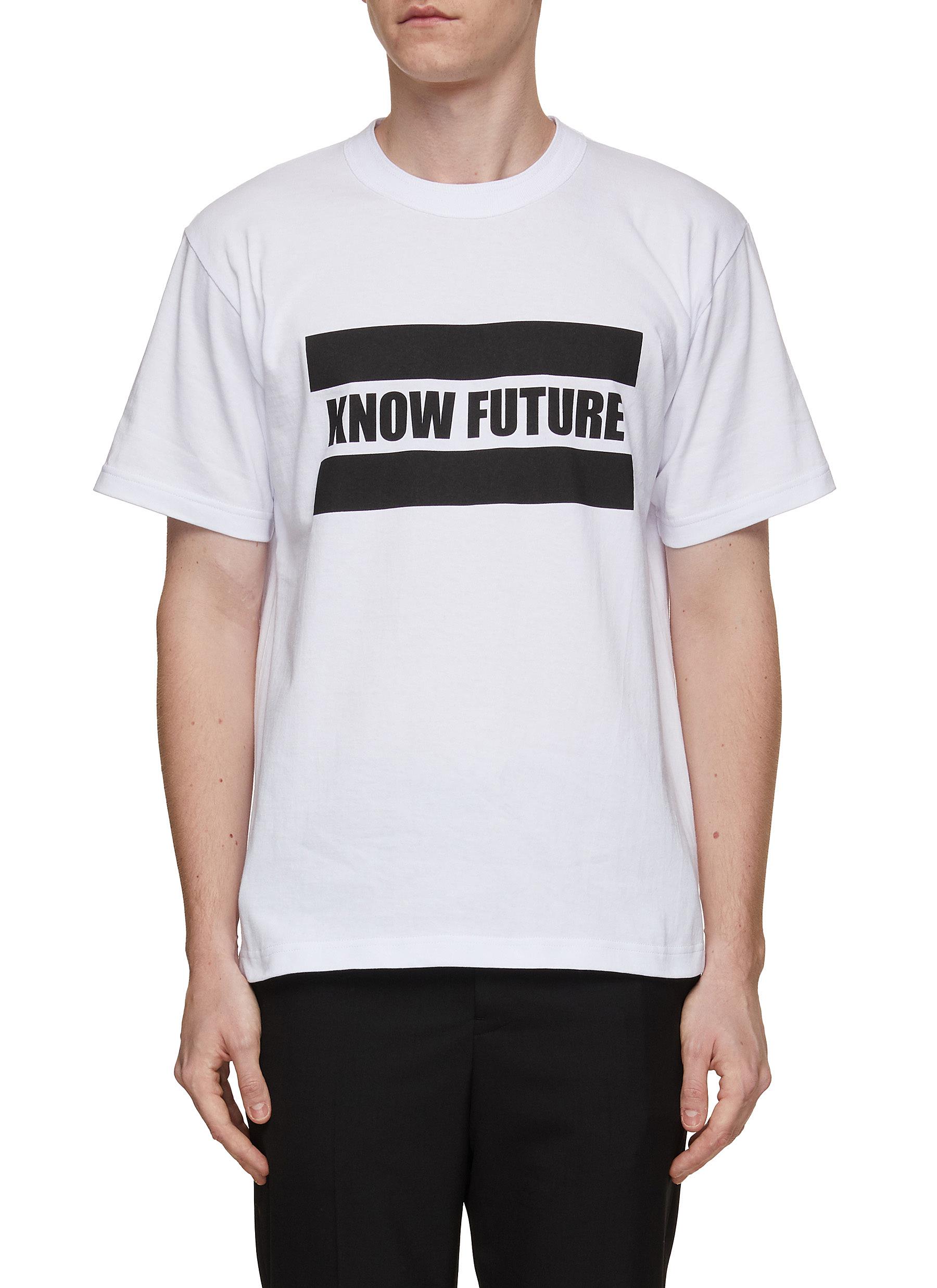 SACAI | Know Future Graphic Print T-Shirt | Men | Lane Crawford