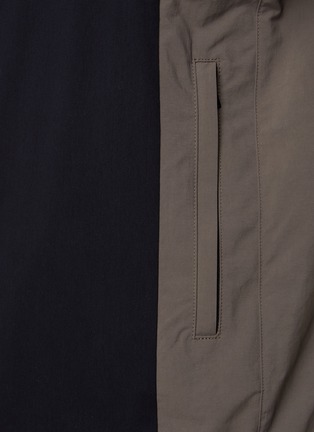  - SACAI - Double Sleeve Contrasting Insert Crewneck T-Shirt