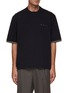 Main View - Click To Enlarge - SACAI - Double Sleeve Contrasting Insert Crewneck T-Shirt