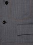 - SACAI - Reversible Pinstripe Blazer with Denim Lining