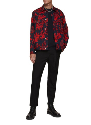 Figure View - Click To Enlarge - SACAI - Floral Print Jacket