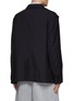Back View - Click To Enlarge - SACAI - Double Breasted Pleated Stripe Blazer