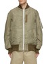 Main View - Click To Enlarge - SACAI - Embroidered Patchwork Bomber Jacket