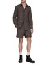 Figure View - Click To Enlarge - SACAI - Pleated Suiting Shirt