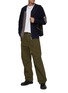 Figure View - Click To Enlarge - SACAI - Sleeve Pocket Zip Up Cardigan