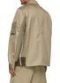 Back View - Click To Enlarge - SACAI - Contrasting Insert Button Up Jacket