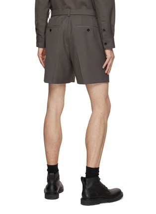 Back View - Click To Enlarge - SACAI - Belted Suit Shorts