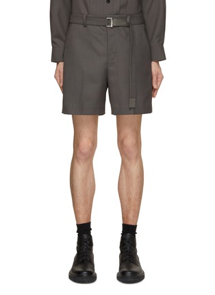 SACAI | Belted Suit Shorts | Men | Lane Crawford