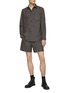 Figure View - Click To Enlarge - SACAI - Belted Suit Shorts