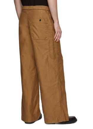 Moleskin Flared Belted Pants