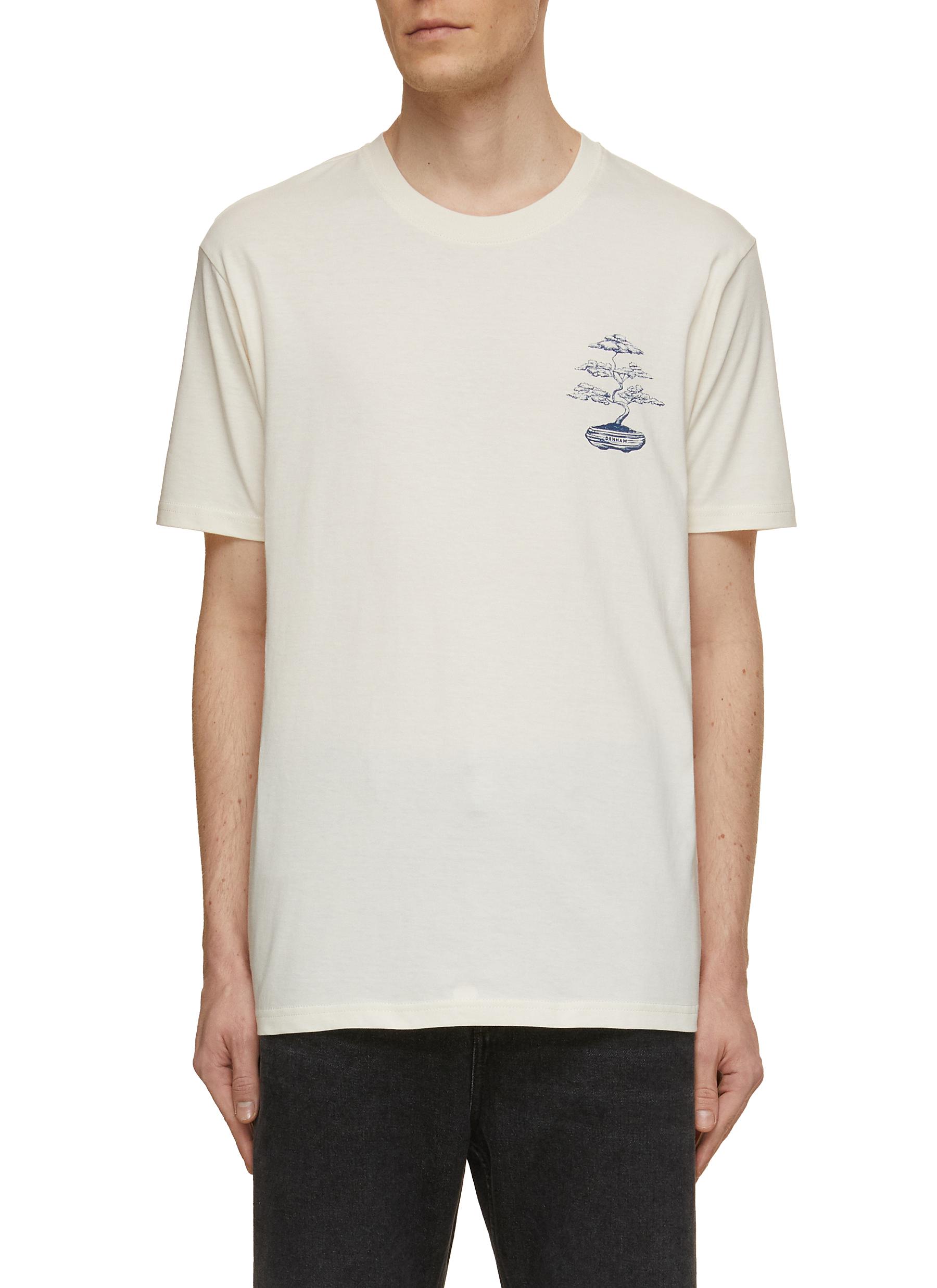 Shrub Bonsai Print Cotton T-Shirt