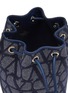 Detail View - Click To Enlarge - VALENTINO GARAVANI - Mini VLogo Toile Iconographic Denim Bucket Bag
