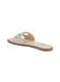  - VALENTINO GARAVANI - VLogo Cut-out Calfskin Slide Sandals