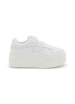 Main View - Click To Enlarge - VALENTINO GARAVANI - Freedots XL Platform Low-Top Sneakers