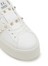 Detail View - Click To Enlarge - VALENTINO GARAVANI - Rockstud Low Top Lace Up Sneakers