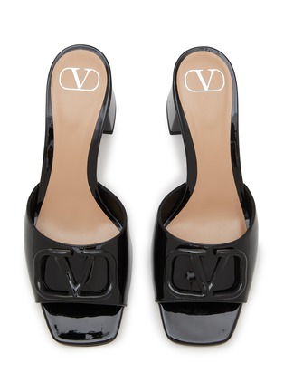 Detail View - Click To Enlarge - VALENTINO GARAVANI - Vlogo 60 Signature Patent Leather Sandals