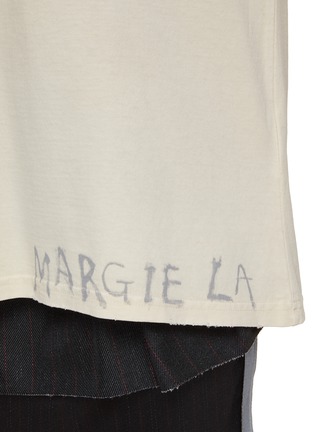  - MAISON MARGIELA - Splattered Jersey Cotton T-Shirt