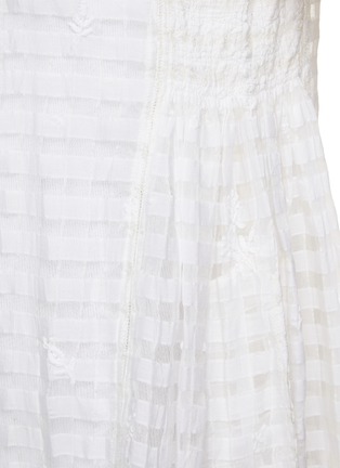  - INJIRI - Chequered Cotton Silk Dress