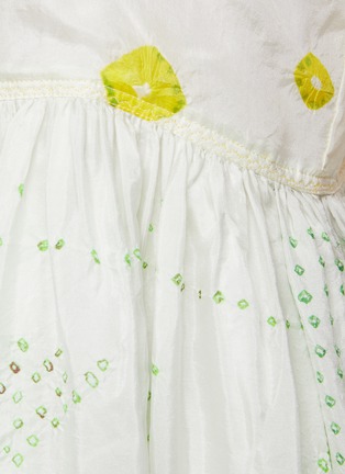  - INJIRI - Square Box Pattern Cotton Silk Slip Dress