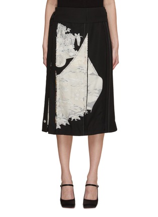 Main View - Click To Enlarge - CONSIDERED OBJECTS - Kimono Wrap Skirt