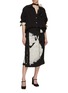 Figure View - Click To Enlarge - CONSIDERED OBJECTS - Kimono Wrap Skirt