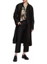 Figure View - Click To Enlarge - CONSIDERED OBJECTS - Kimono Silk Wool Pants