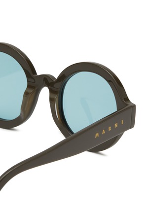 Detail View - Click To Enlarge - MARNI - Nakagin Tower Round Sunglasses