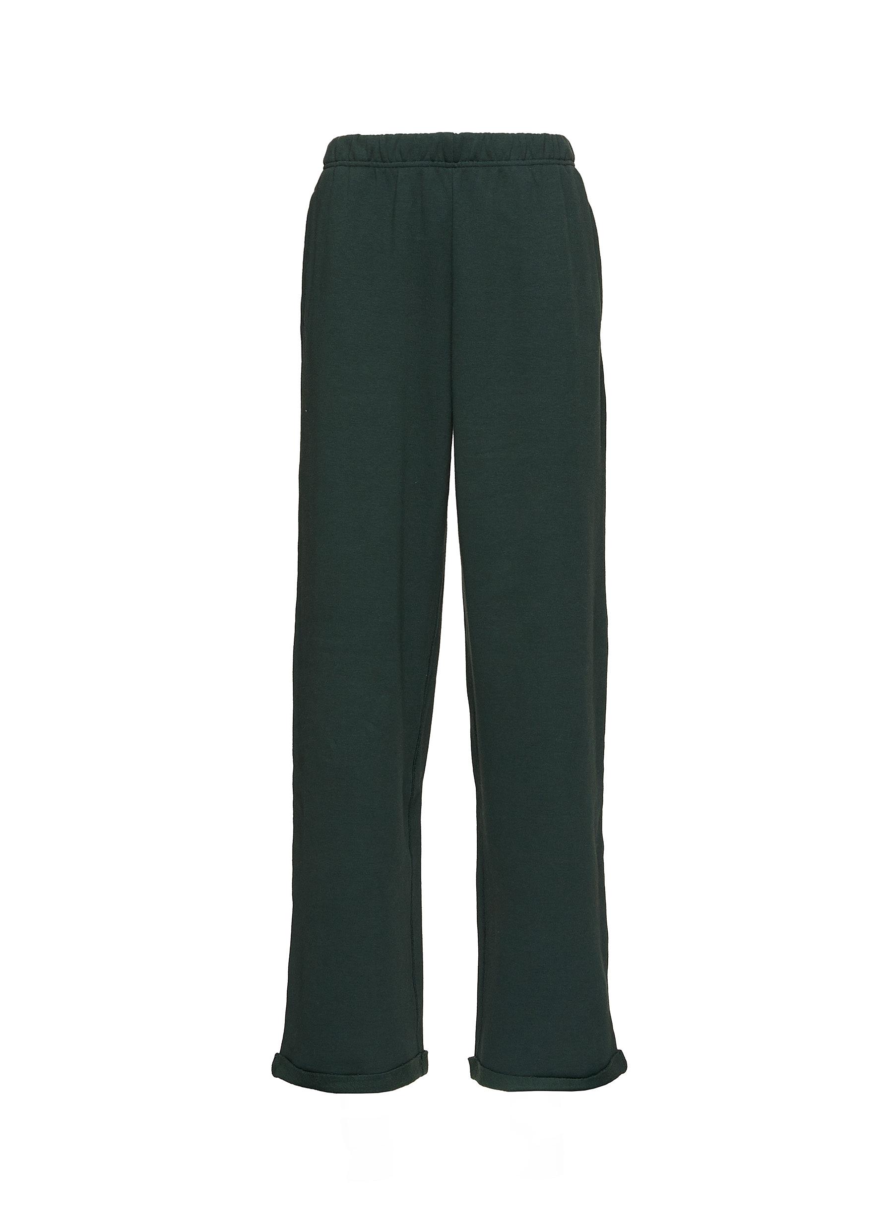 Buy JUNIPER Women's Sand Grey Cotton Solid Straight Pants With Side Pocket  | Shoppers Stop