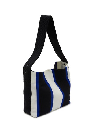 Detail View - Click To Enlarge - CFCL - Mesh Striped Shoulder Bag