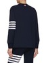 Back View - Click To Enlarge - THOM BROWNE  - 4 Bar Cotton Rugby T-Shirt