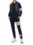 Figure View - Click To Enlarge - THOM BROWNE - 4 Bar Cotton Rugby T-Shirt