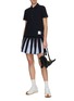 Figure View - Click To Enlarge - THOM BROWNE - Logo Patch Cotton Polo Shirt