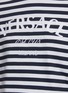  - VERSACE - Logo Embroidered Nautical Stripe Cropped T-Shirt