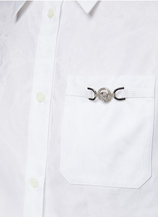  - VERSACE - Baroque Jacquard Cropped Cotton Shirt