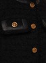  - VERSACE - Heritage Tweed Gold-Tone Button Jacket