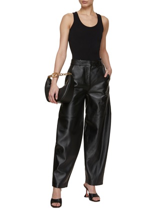 Figure View - Click To Enlarge - CO - High Waist Leather Balloon Pants