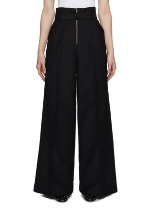 Main View - Click To Enlarge - CO - Wool Blend Wide Leg Pants