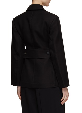 Back View - Click To Enlarge - CO - Sculptural Cotton Blazer
