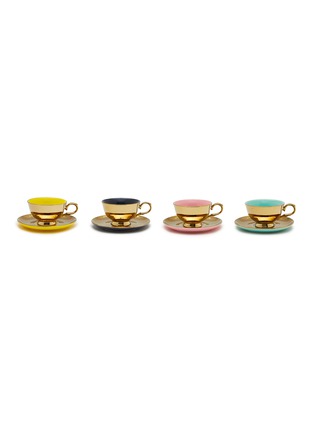 Main View - Click To Enlarge - POLSPOTTEN - Legacy Teacups and Saucers — Set of 4