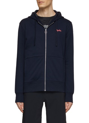 Zip Up Logo Hoodie