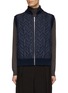 Main View - Click To Enlarge - MISSONI - Zig Zag Motif Quilted Puffer Vest